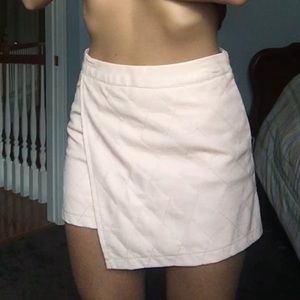 Forever 21 baby pink wrap skirt